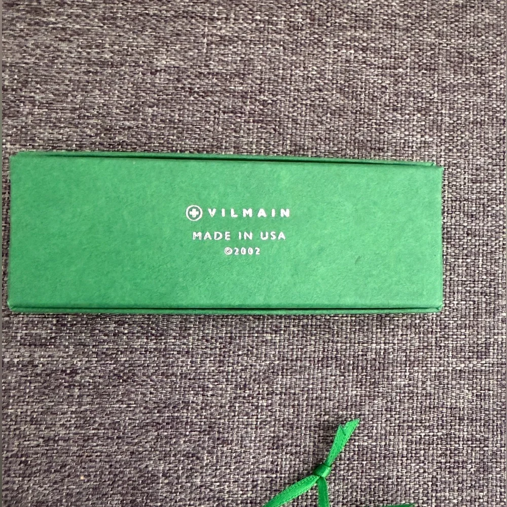 Vilmain Vintage 2002 Square Pewter Christmas Ornaments Set of 3 Glad Tidings Box